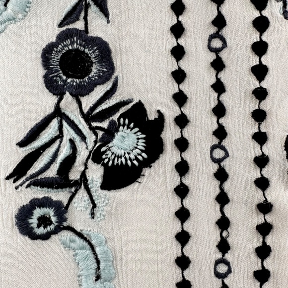 Cute Options Embroidered white Boho Top Brand New SZM swim coverups - Picture 2 of 9